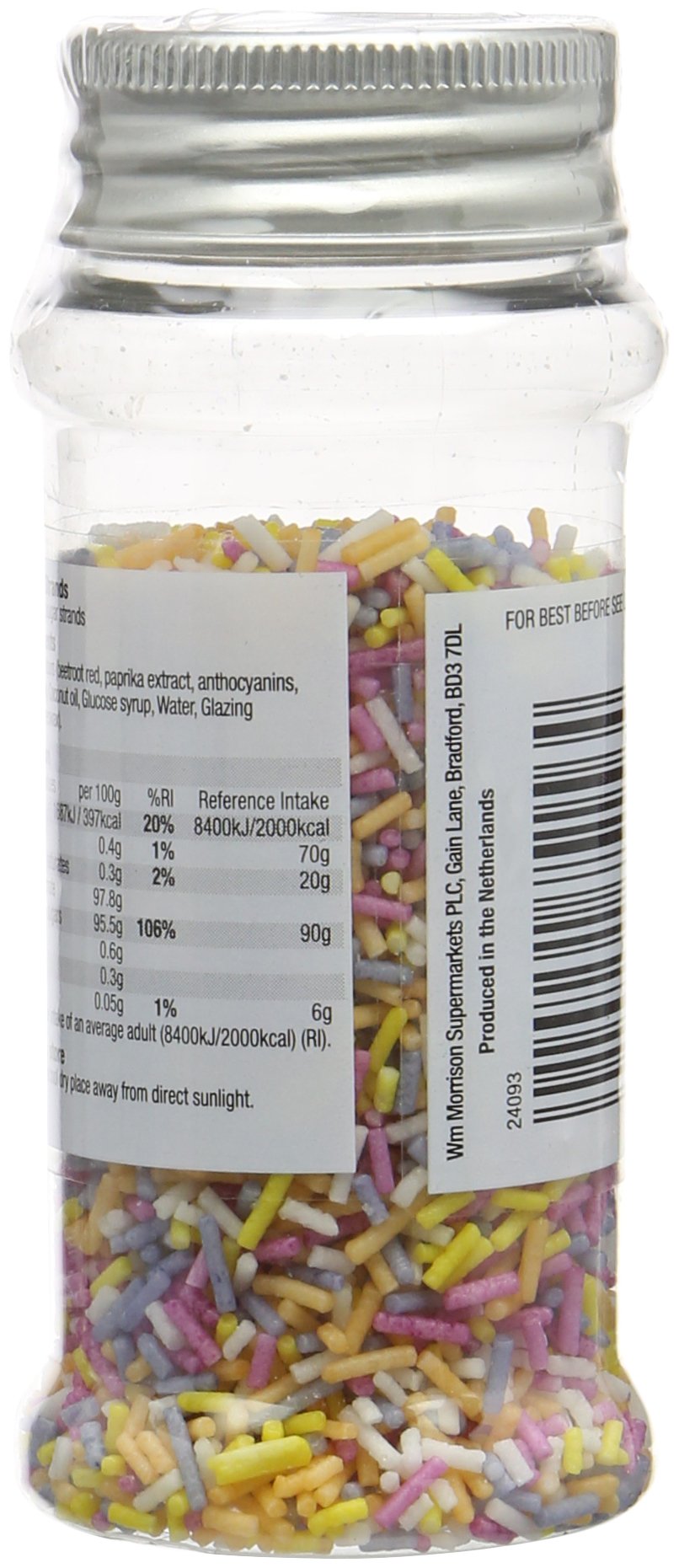 Morrisons Sugar Strands Sprinkles, 65g