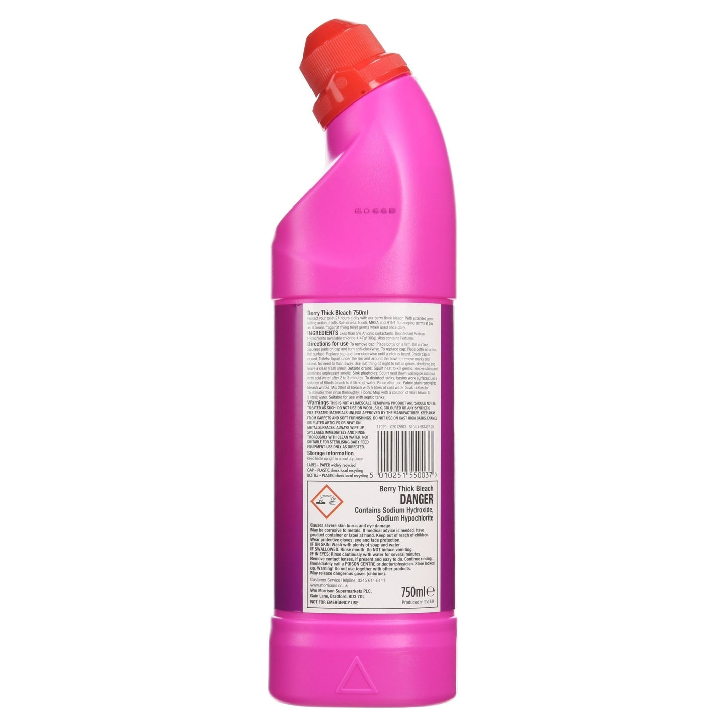 Morrisons Thick Bleach Berry 750ml