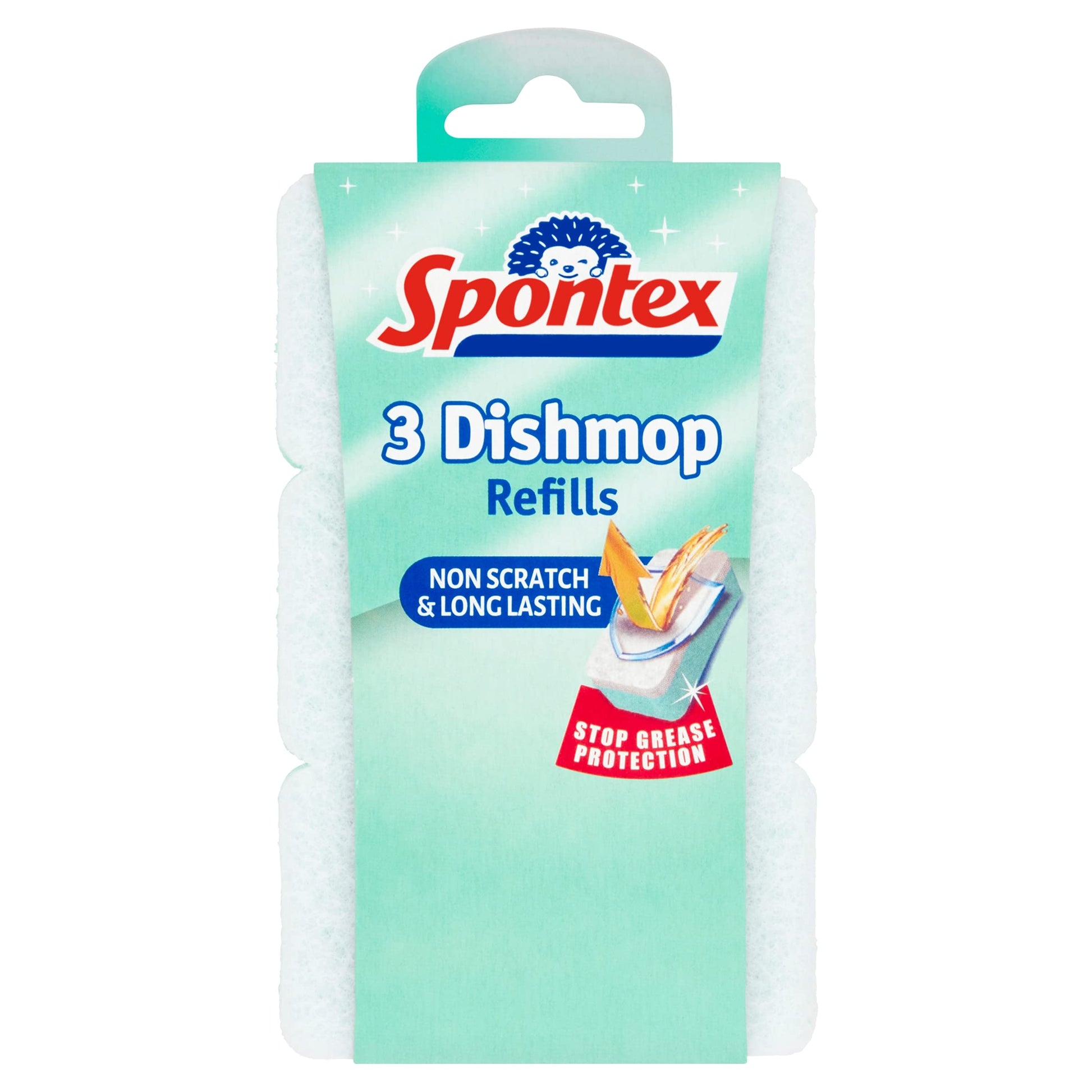 Sponge Refills Spontex 3 Dishmop Non Scratch Sponge Refills – London Food Hall