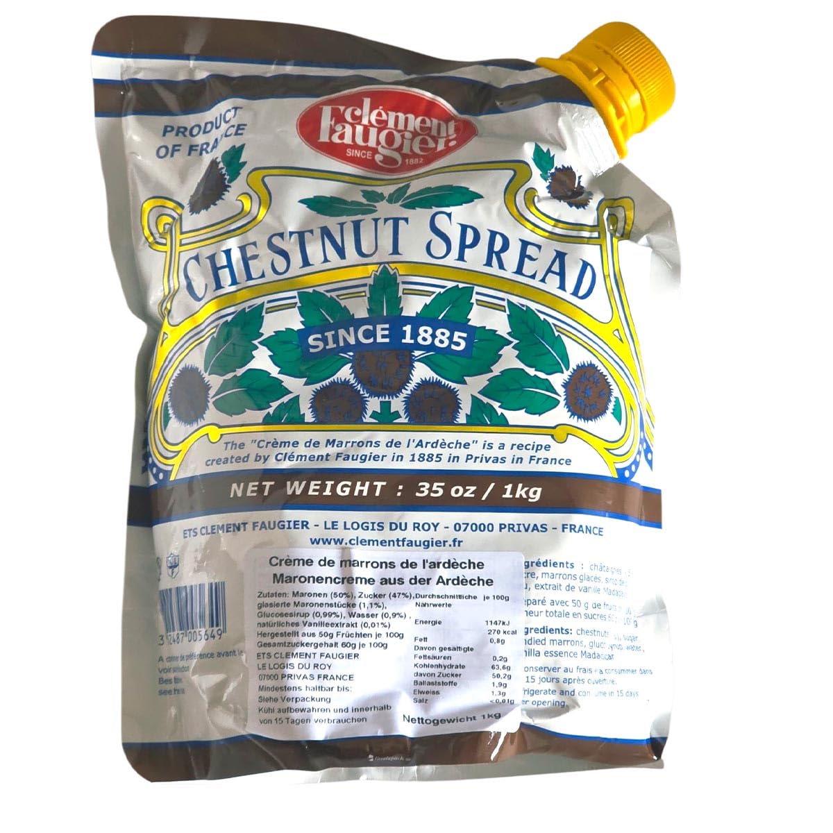 Clément Faugier Chestnut Spread  Pouch 1Kg