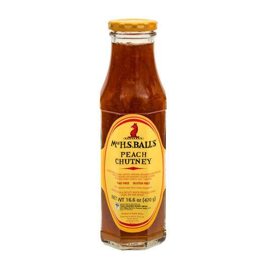 Mrs Balls Chutney Peach 470g Jar
