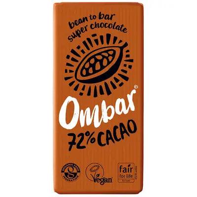 Ombar Dark 72% Raw Chocolate Bar 35g