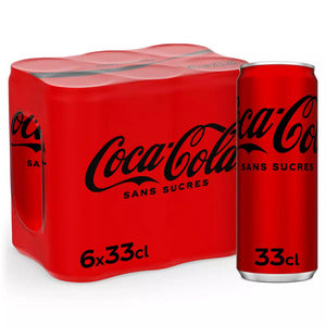 Coca Cola Without Sugar 6x33cl