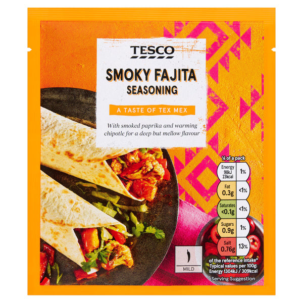 Tesco Smoky Fajita Seasoning, 30g