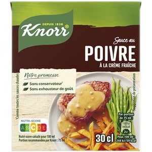 Knorr Pepper Sauce With Creme Fraiche 30cl