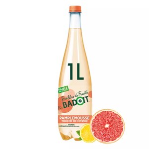 Badoit "Bulles de Fruits" Grapefruit and Lemon 1L