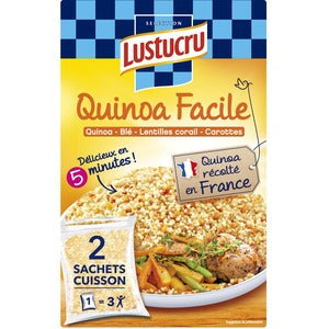 Lustucru Quinoa Lentils Carrots Fast Cooking (x2) 300g