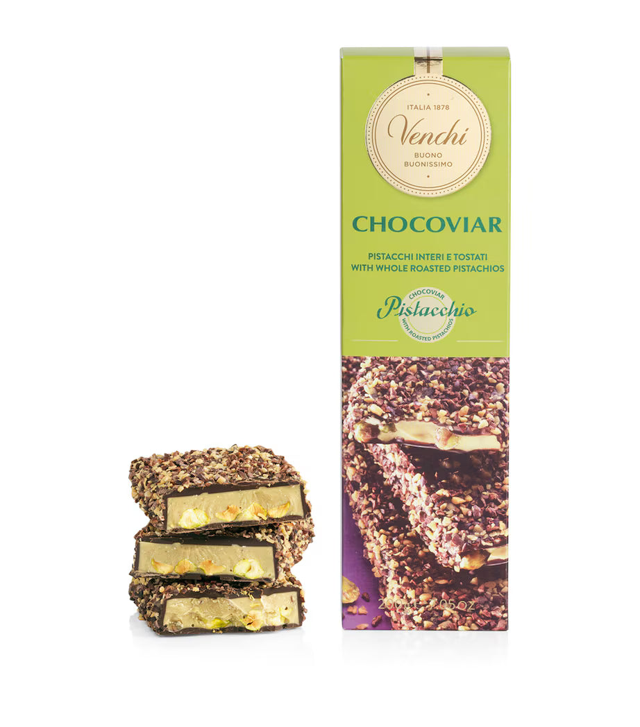 Venchi 1878 Chocoviar Pistachio Soft Bar 200g