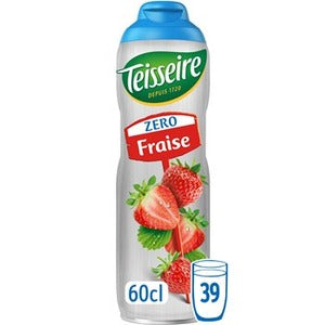 Teisseire Zero Strawberry Cordial, 600ml