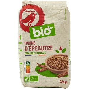 Auchan Farine d'Epeautre Bio (T65) 1Kg
