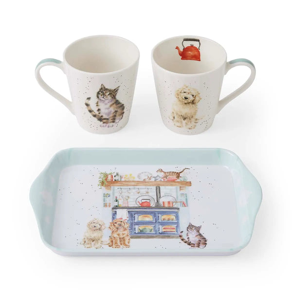 Wrendale Designs Country Kitchen Mug & Tray Set