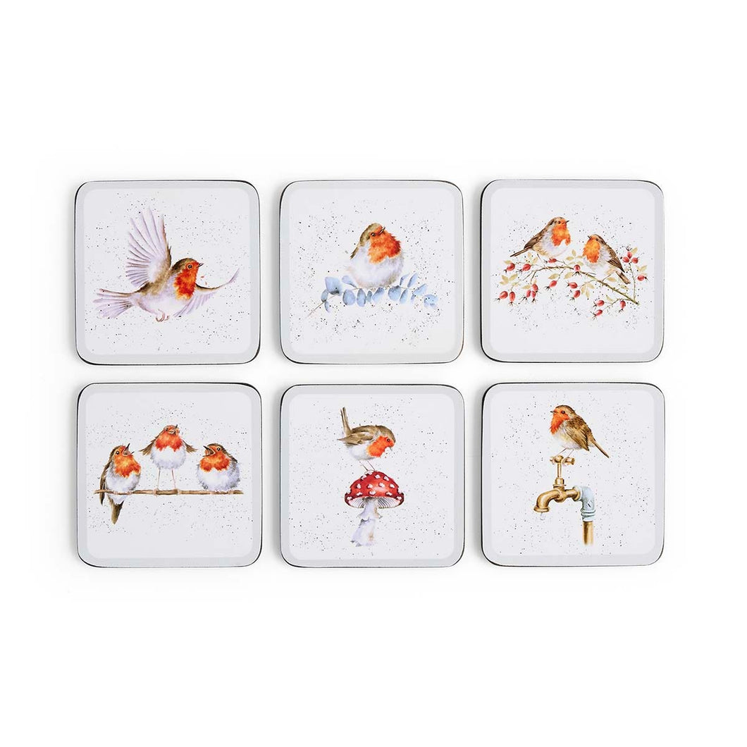 Wrendale Designs Festive Friends Coasters Set of 6