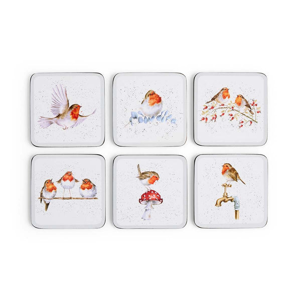 Wrendale Designs Festive Friends Coasters Set of 6