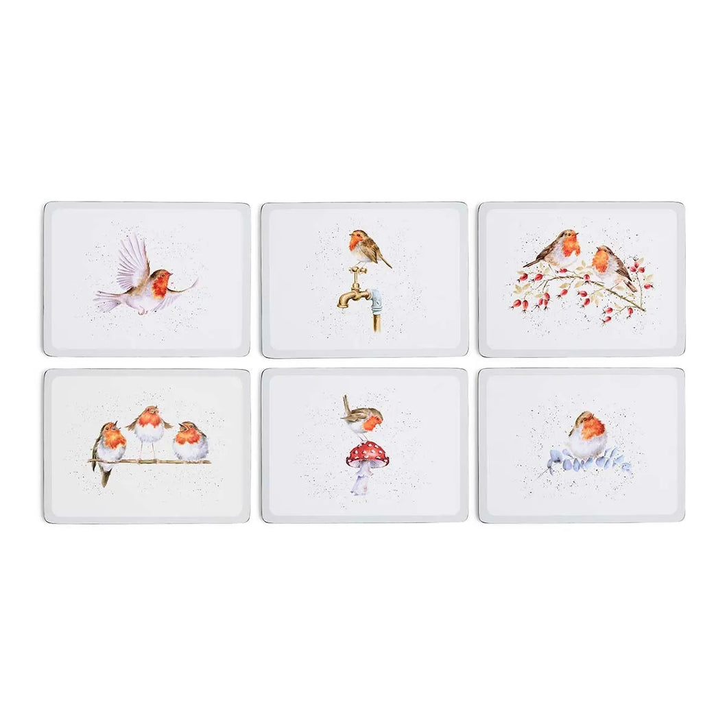 Wrendale Designs Festive Friends Placemats Set of 6