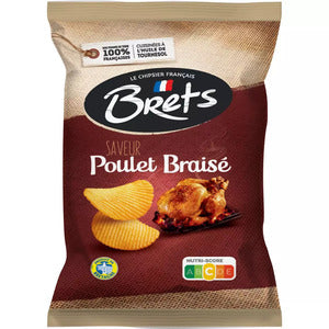 Brets Braised Chicken Crisps 125g