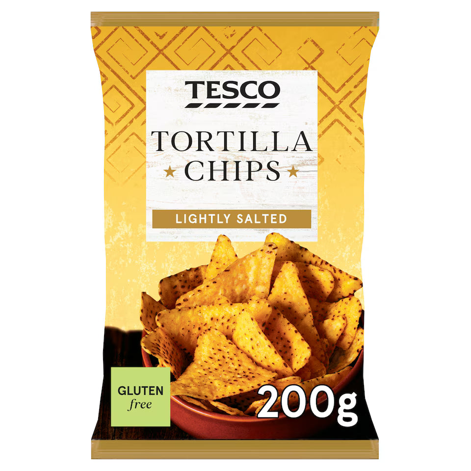Tesco Lightly Salted Tortilla Chips, 200g
