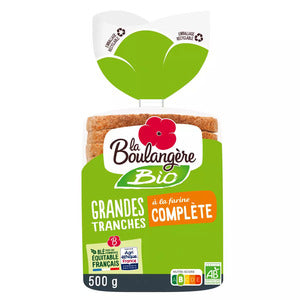 La Boulangere Pain de Mie BIO à la Farine Complete 500g