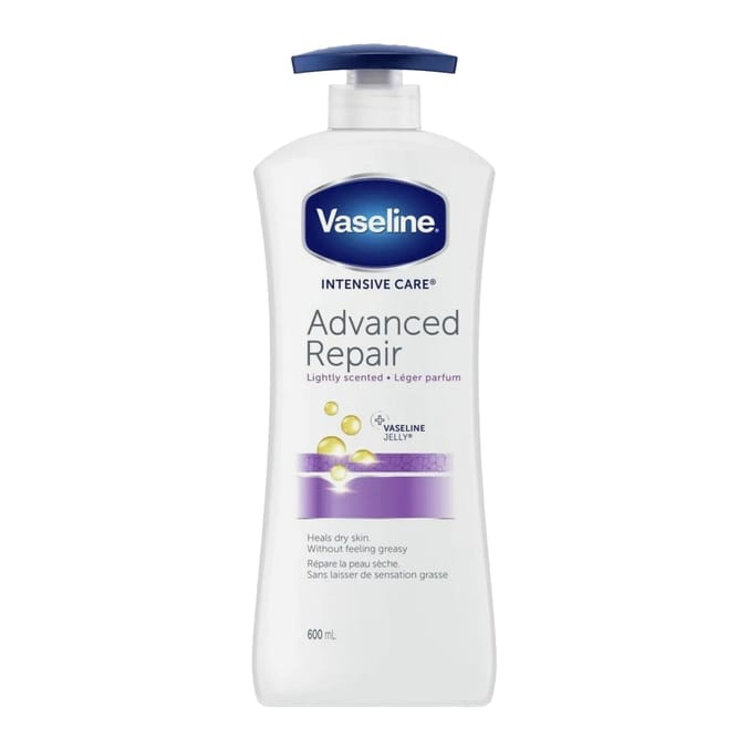 Vaseline Advanced Repair Lightly Scented Body Lotion, 600ml
