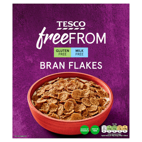 Tesco Free From Branflakes, 300G