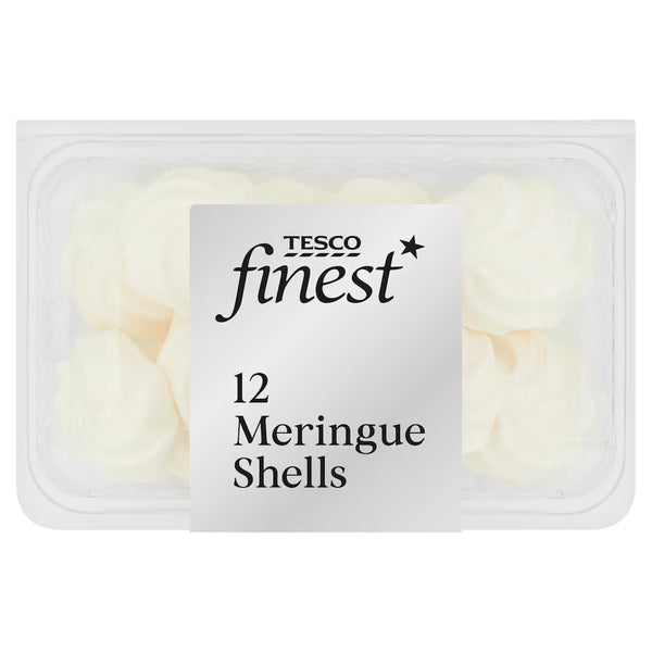 Tesco Finest Meringue Shells 12 Pack