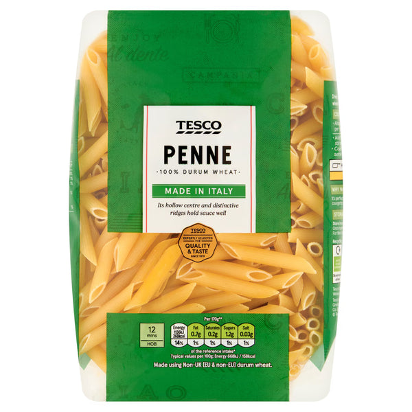 Tesco Penne Pasta Quills, 1kg