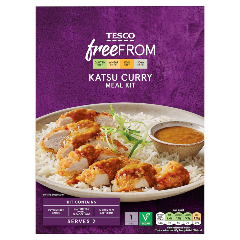 Tesco Free From Katsu Curry Meal Kit, 250g