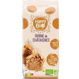Happy Bio Farine de Chataigne (Sans Gluten) 350g