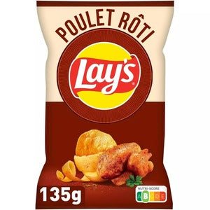 Lays Chips Roasted Chicken 130g - French