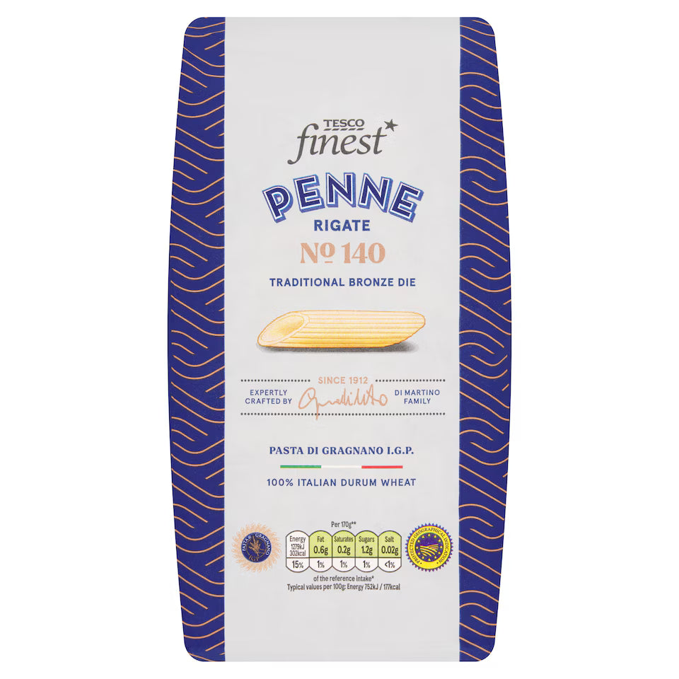 Tesco Finest Penne Rigate, 500g