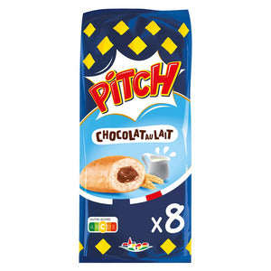 Pasquier Pitch Brioches Fourrees Chocolat au Lait (x8) 310g