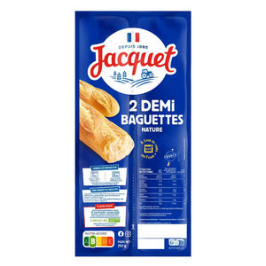 Jacquet Demi Baguettes (x2) 250g