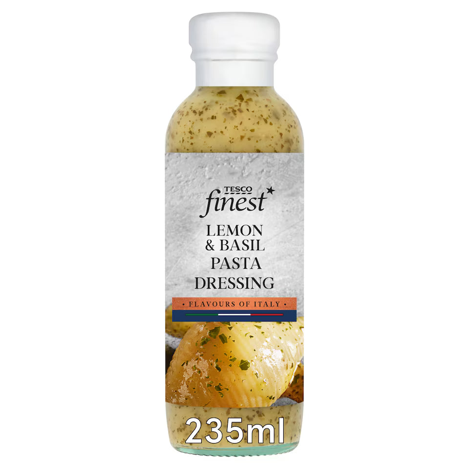 Tesco Finest Sicilian Lemon & Basil Pasta Dressing 235ml
