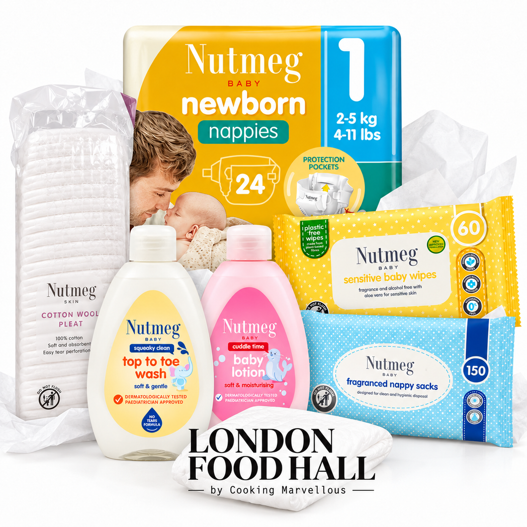 Morrisons Nutmeg New Baby Essentials Gift Set – A Little Bundle of Love for a Brand New Arrival! - Perfect Baby Shower Gift