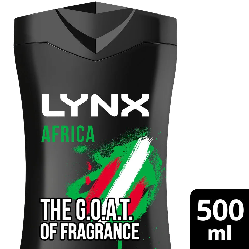 Lynx Africa XXL Bodywash Shower Gel, 500ml