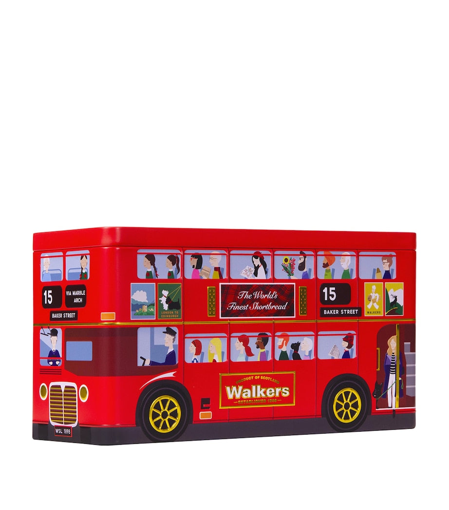 Walkers London Bus Shortbread Tin 250g