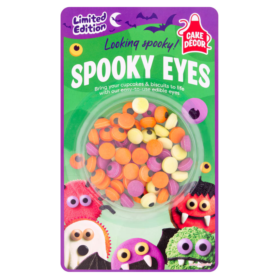 Cake Decor Spooky Eyes Coloured 25G