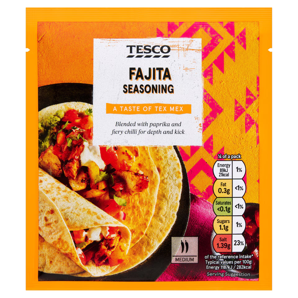 Tesco Fajita Seasoning, 30g