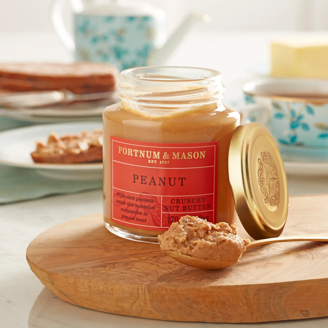Fortnum & Mason Crunchy Peanut Butter, Vegan, 170g