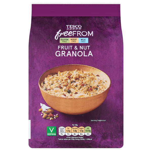 Tesco Free From Fruit & Nut Granola, 350g