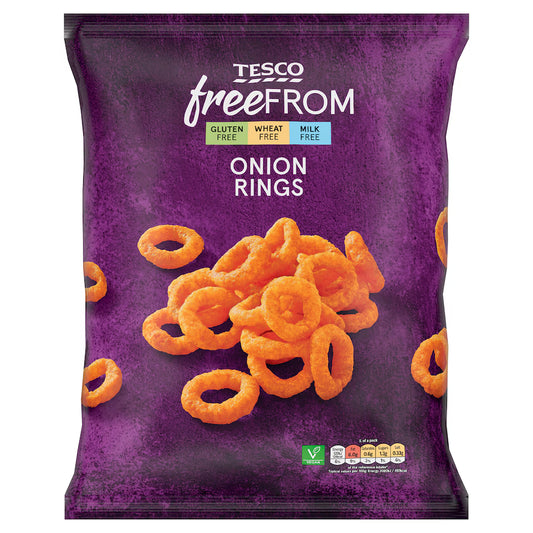 Tesco Free From Onion Rings, 150g