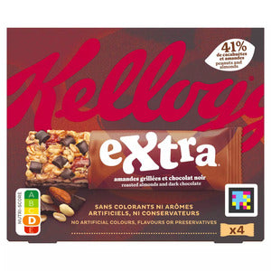 Kelloggs Extra Barres Amandes Grillées & Chocolat 4x32g