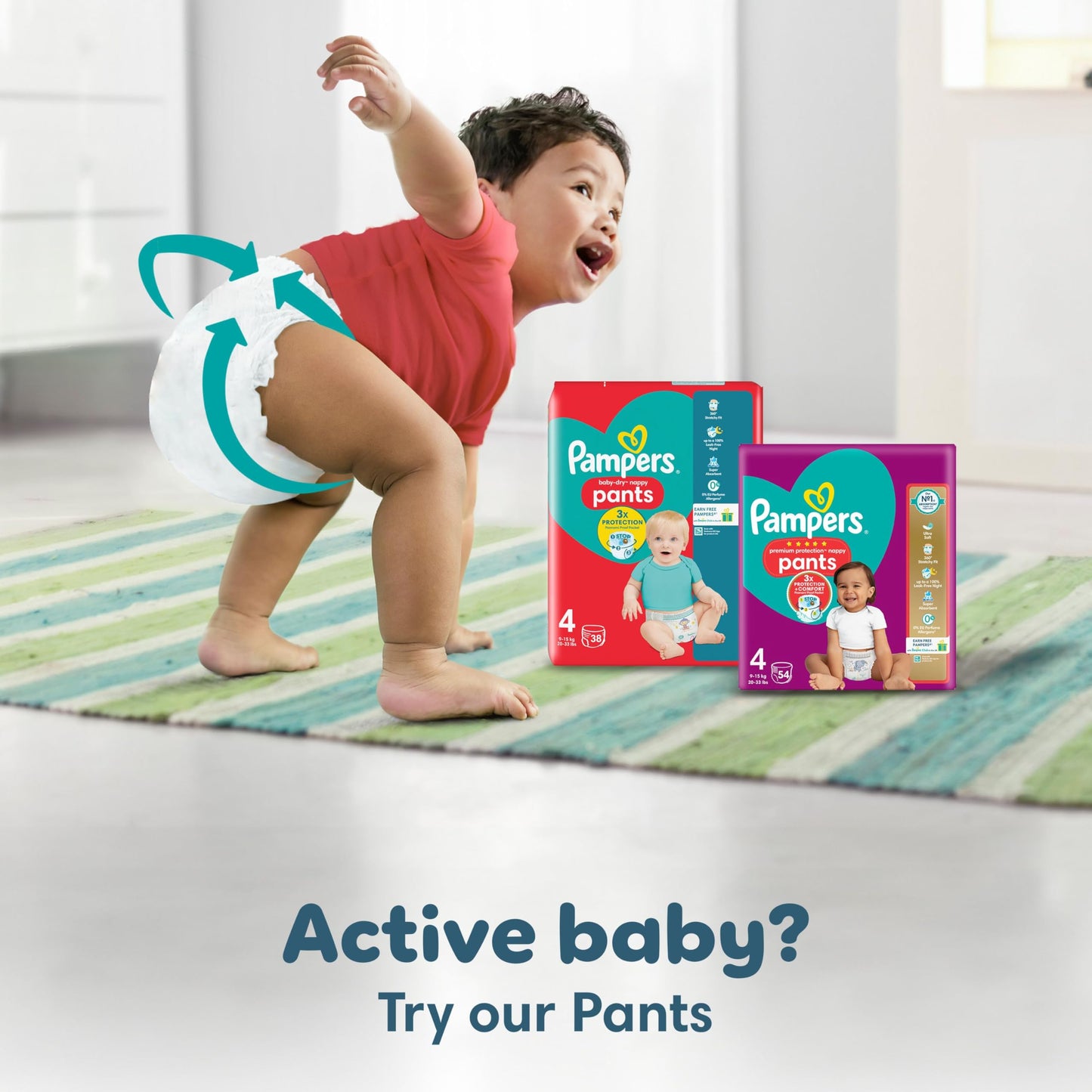 Pampers Baby Dry Size 8 x52