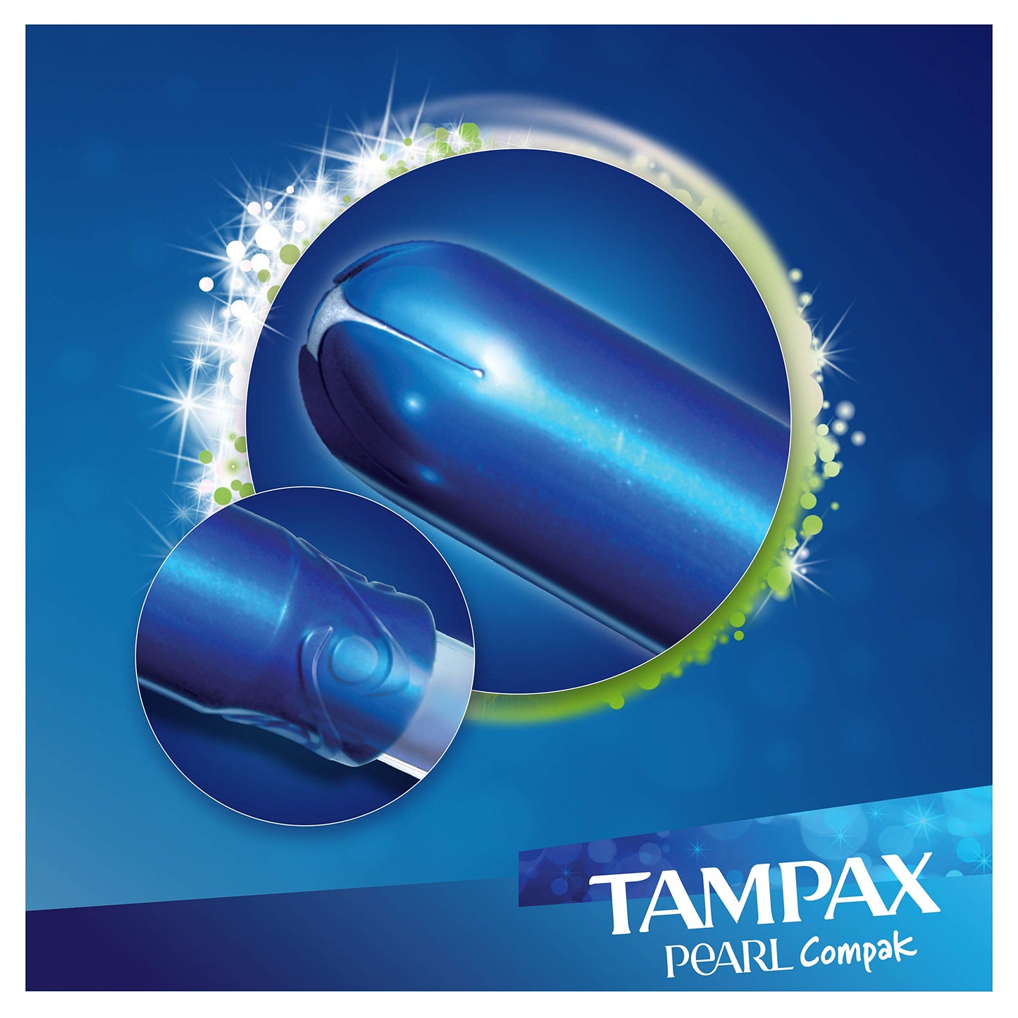 Tampax Pearl Compak Tampons, Super, with Plastic Applicator
