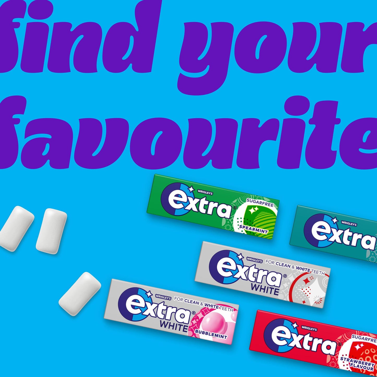 Wrigley's Extra Ice Spearmint Sugar Free Chewing Gum Bulk Multipack, 30 x 10 Pieces - Mint Gum With Microgranules - Air Travel Essentials, Festival Accessories & Road Trip Snacks