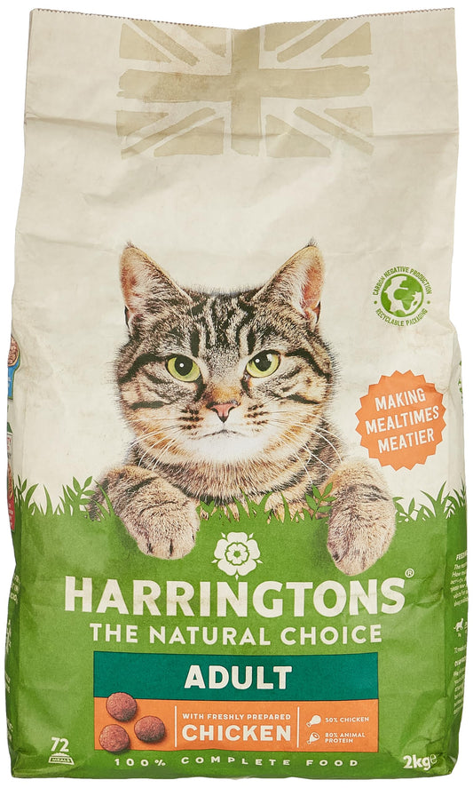 Harringtons Chicken Dry Adult Cat Food, 2kg