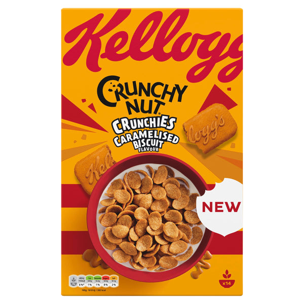 Kellogg's Crunchy Nut Caramelised Biscuit Breakfast Cereal 420g