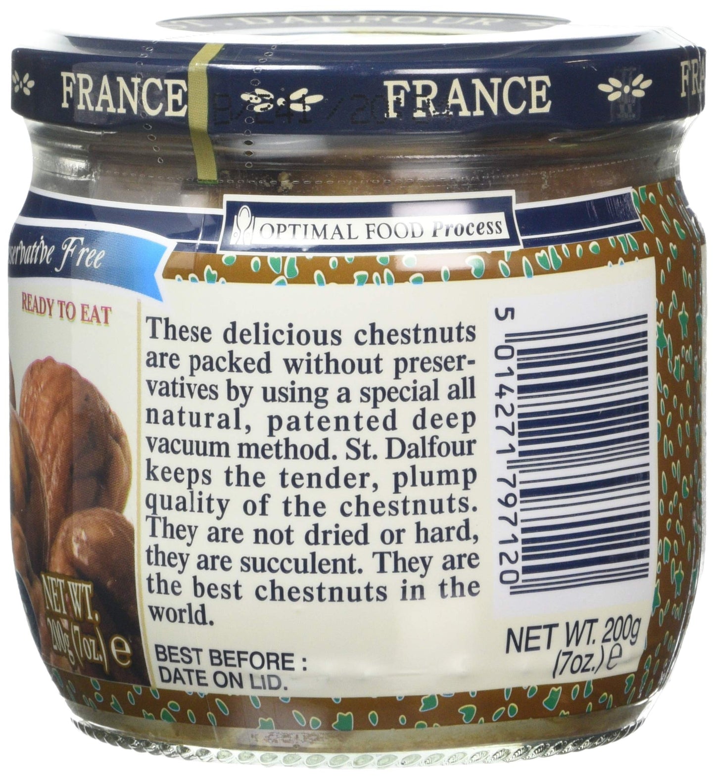 St Dalfour Whole Chestnuts, 200 g