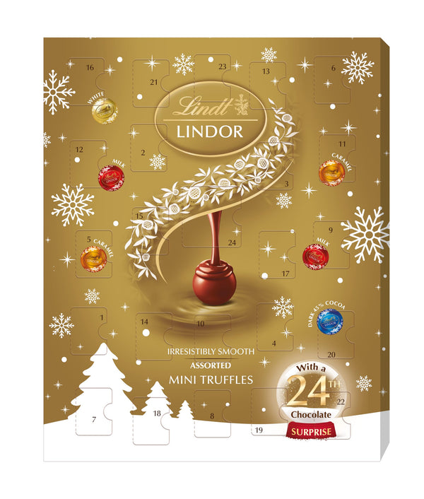 Lindt Lindor Assorted Mini Chocolate Advent Calendar 117g