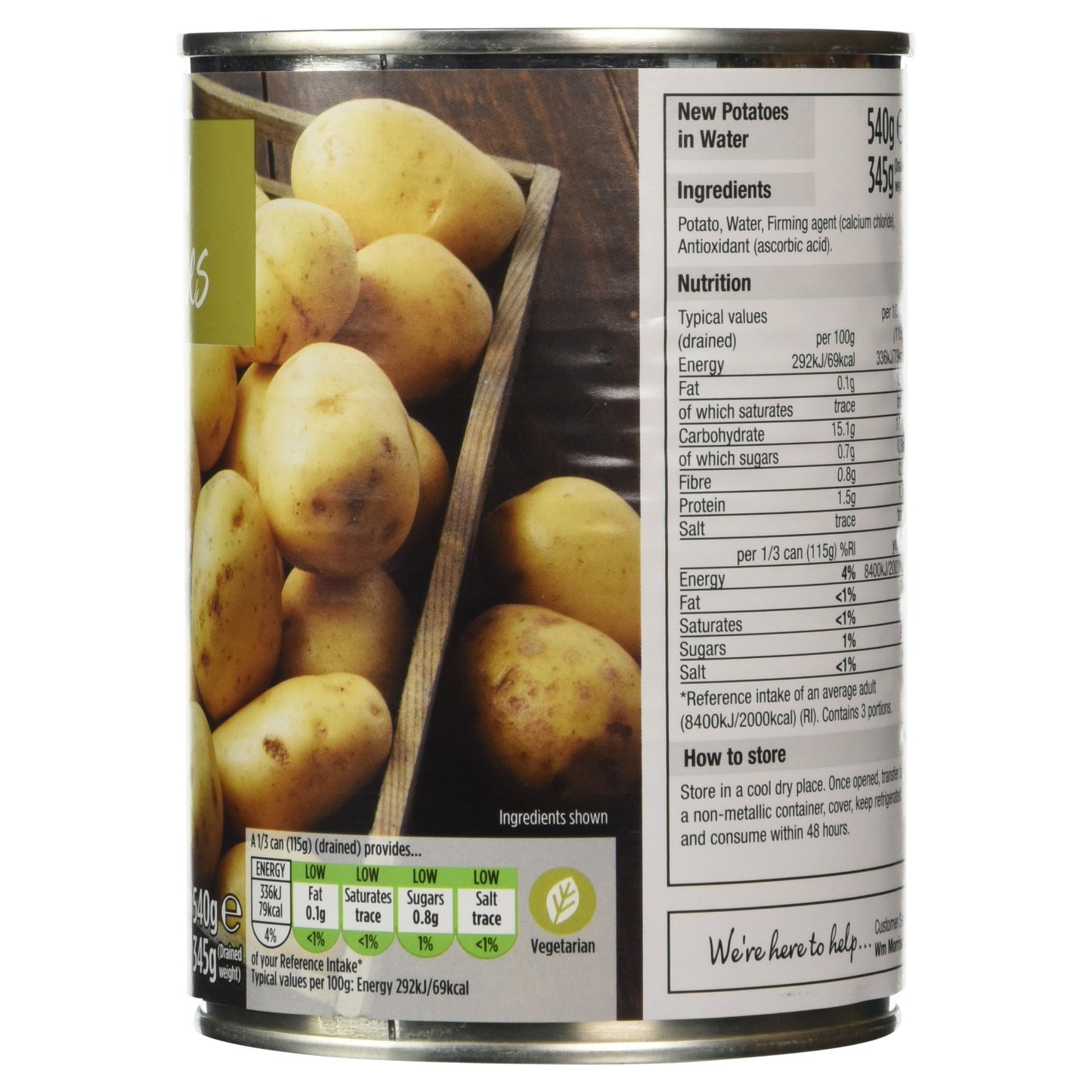 Morrisons New Potatoes, 540g