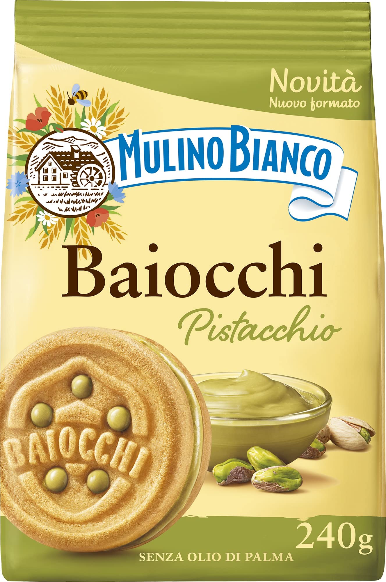 MULINO BIANCO BAIOCCHI PISTACCHIO 240g